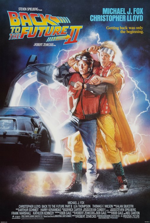 the movie poster: Back to the Future Part II (1989) ver2