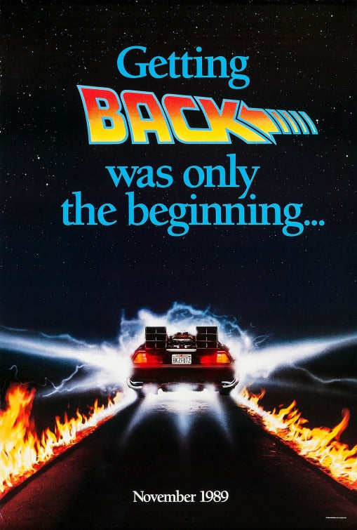 the movie poster: Back to the Future Part II (1989) ver3
