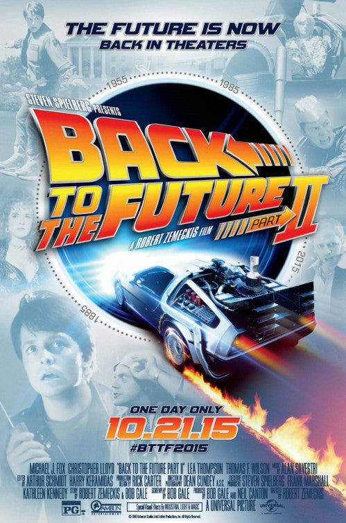1000 piece jigsaw puzzle for the movie poster: Back to the Future Part II (1989) ver5