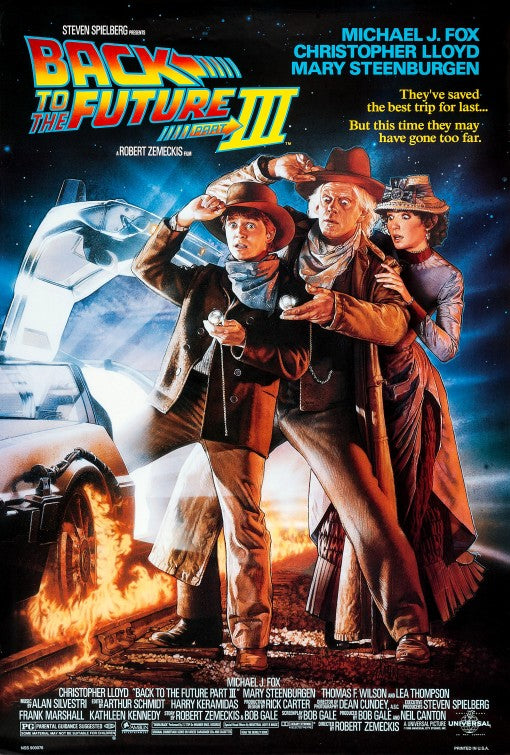 the movie poster: Back to the Future Part III (1990)