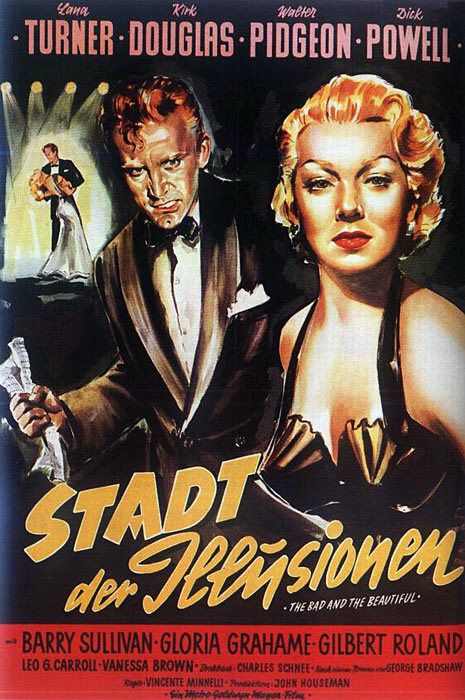 the movie poster: The Bad and the Beautiful (1952) ver2