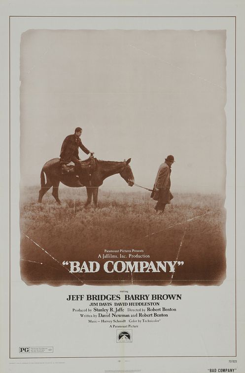 the movie poster: Bad Company (1972)