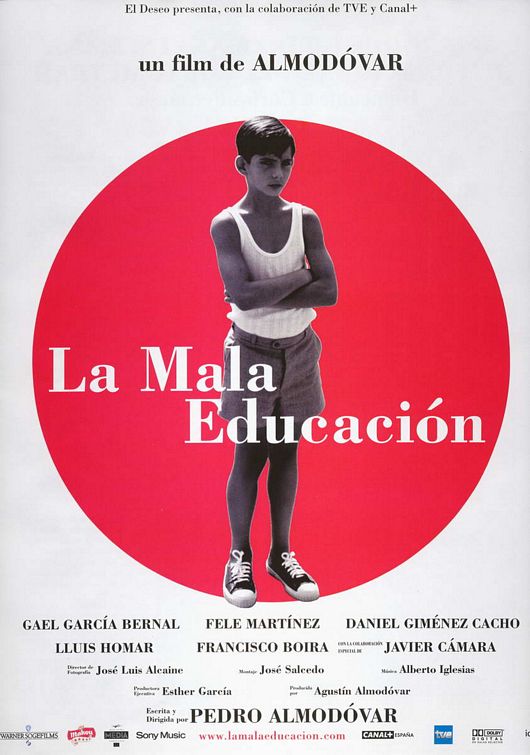 the movie poster: Bad Education (2004) ver2