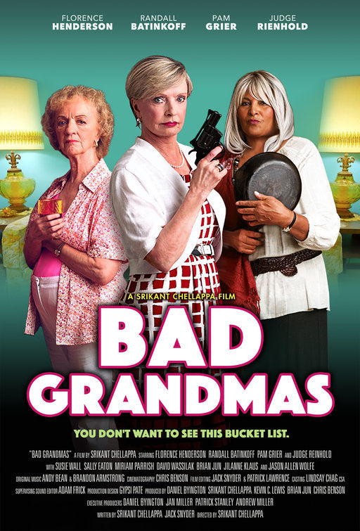 1000 piece jigsaw puzzle for the movie poster: Bad Grandmas (2017)