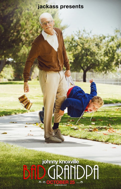 1000 piece jigsaw puzzle for the movie poster: Bad Grandpa (2013)