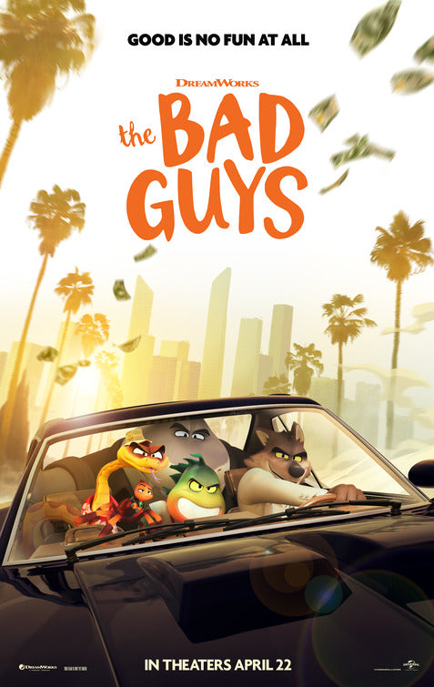 1000 piece jigsaw puzzle for the movie poster: The Bad Guys (2022)