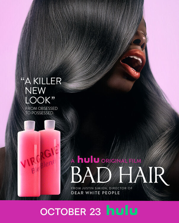 1000 piece jigsaw puzzle for the movie poster: Bad Hair (2020) ver2