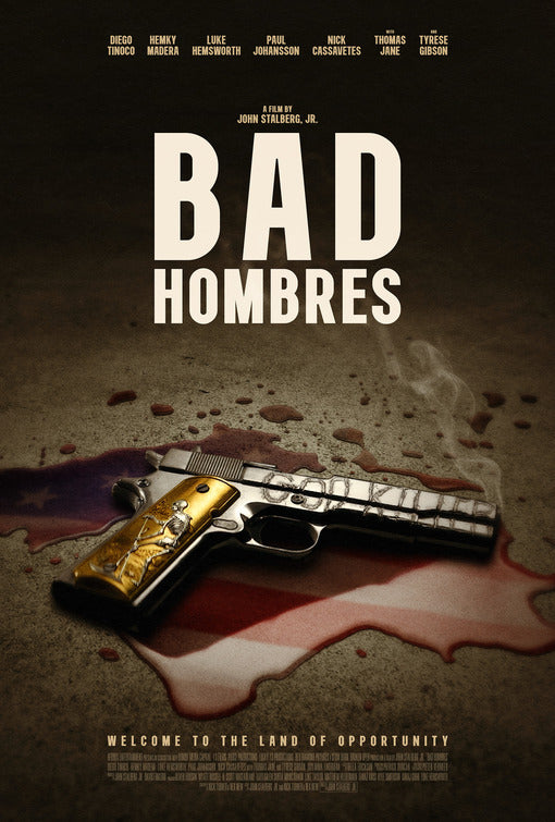 1000 piece jigsaw puzzle for the movie poster: Bad Hombres (2024)