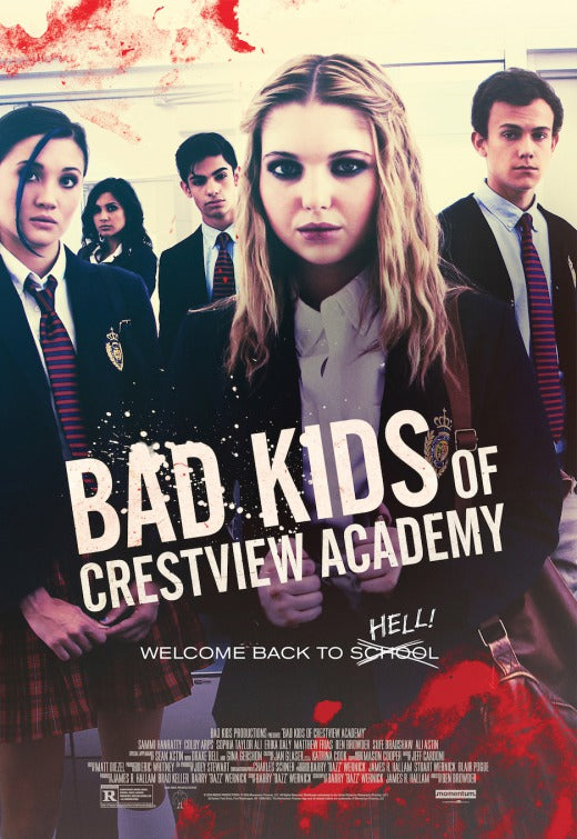 1000 piece jigsaw puzzle for the movie poster: Bad Kids of Crestview Academy (2017)