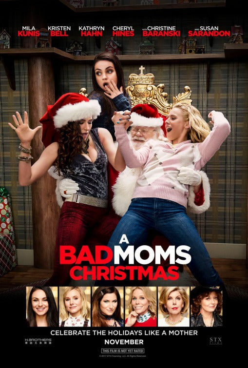 1000 piece jigsaw puzzle for the movie poster: A Bad Moms Christmas (2017)