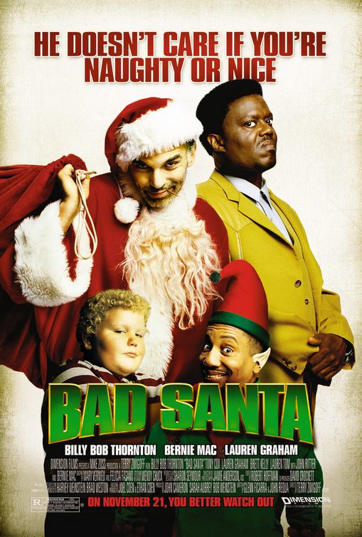 the movie poster: Bad Santa (2003)