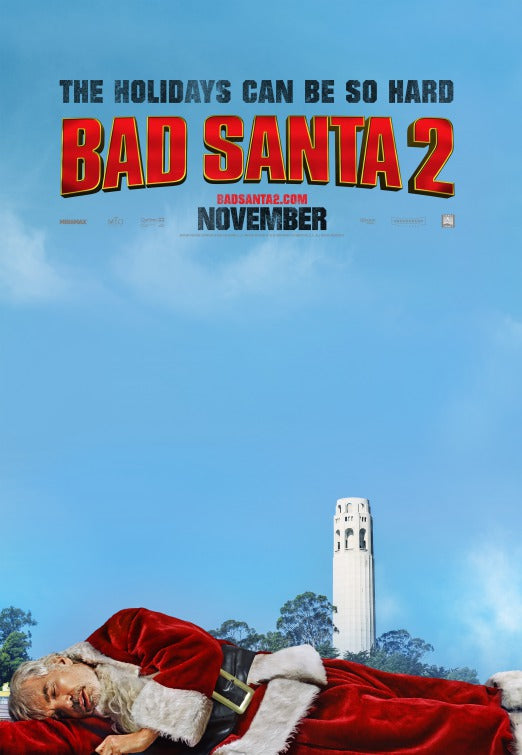 1000 piece jigsaw puzzle for the movie poster: Bad Santa 2 (2016) ver3