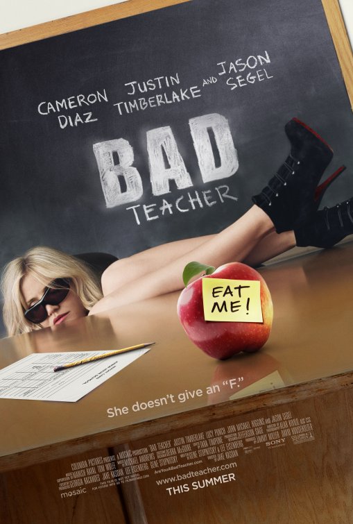 1000 piece jigsaw puzzle for the movie poster: Bad Teacher (2011)