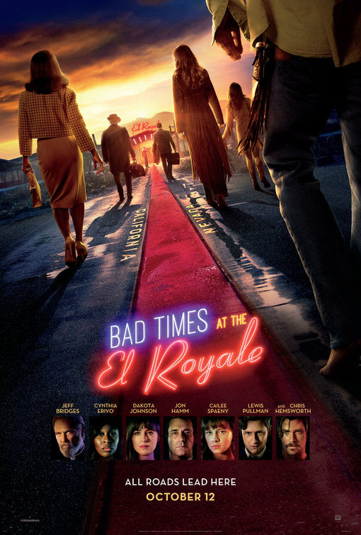 1000 piece jigsaw puzzle for the movie poster: Bad Times at the El Royale (2018) ver18