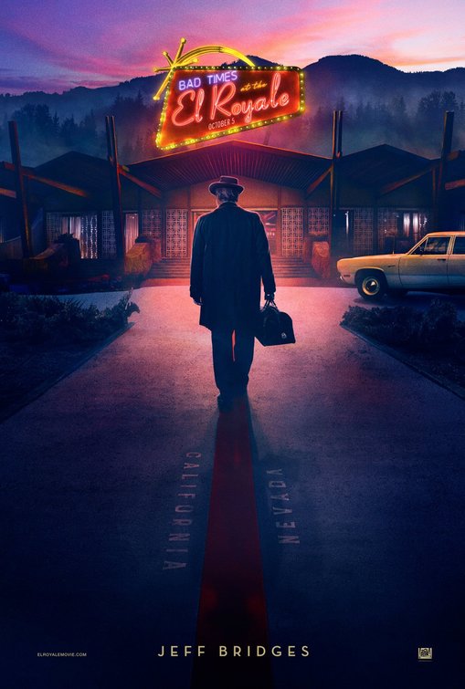 1000 piece jigsaw puzzle for the movie poster: Bad Times at the El Royale (2018) ver6
