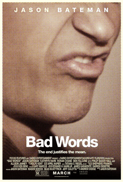 1000 piece jigsaw puzzle for the movie poster: Bad Words (2014)
