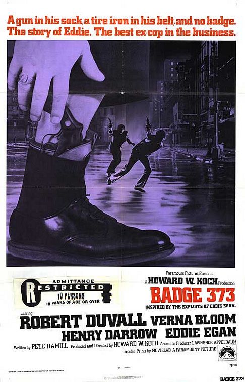 the movie poster: Badge 373 (1973)