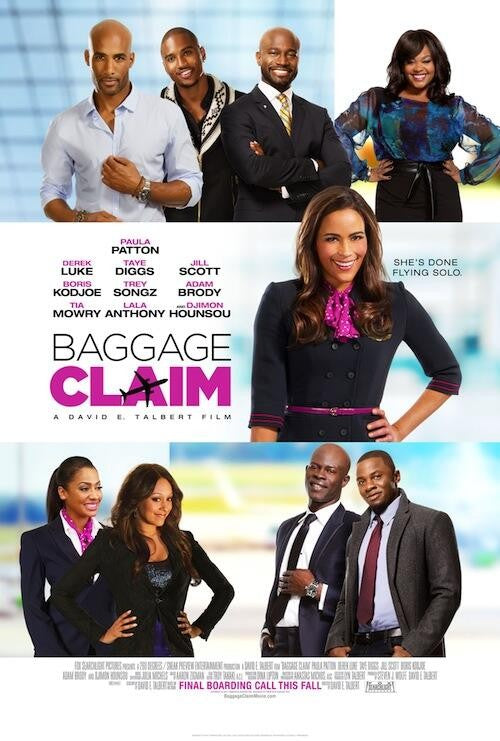 1000 piece jigsaw puzzle for the movie poster: Baggage Claim (2013)