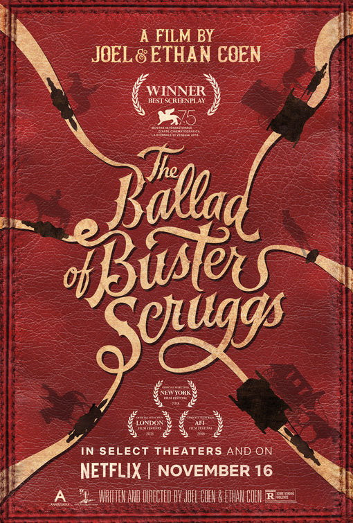 1000 piece jigsaw puzzle for the movie poster: The Ballad of Buster Scruggs (2018) ver2