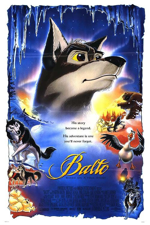 the movie poster: Balto (1995)