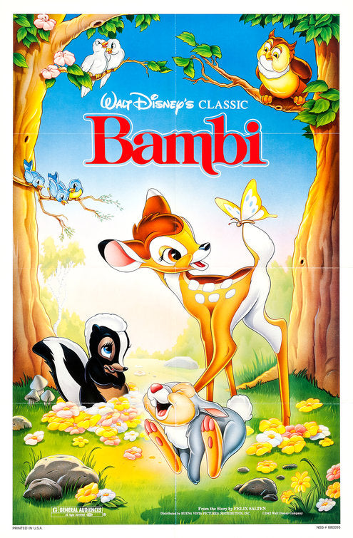 the movie poster: Bambi (1942) ver4