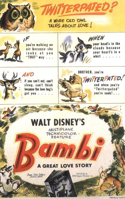 the movie poster: Bambi (1942) ver7