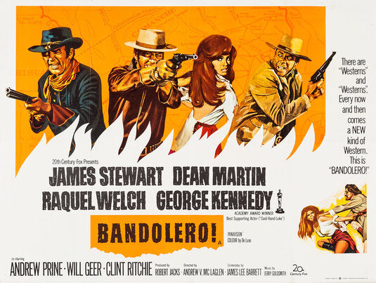 1000 piece jigsaw puzzle for the movie poster: Bandolero! (1968) ver3