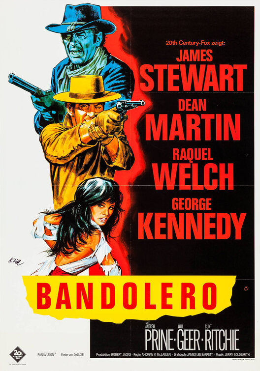 1000 piece jigsaw puzzle for the movie poster: Bandolero! (1968) ver4