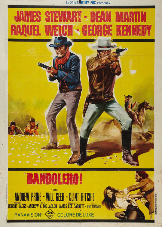 1000 piece jigsaw puzzle for the movie poster: Bandolero! (1968) ver5
