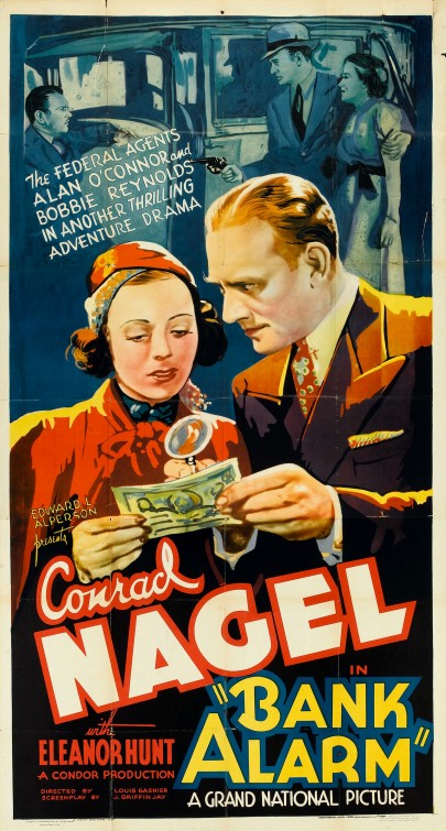1000 piece jigsaw puzzle for the movie poster: Bank Alarm (1937)