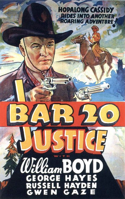 the movie poster: Bar 20 Justice (1938) ver2