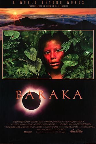 the movie poster: Baraka (1993)
