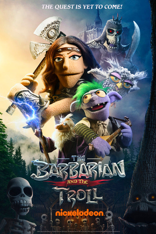 1000 piece jigsaw puzzle for tv poster: The Barbarian and the Troll