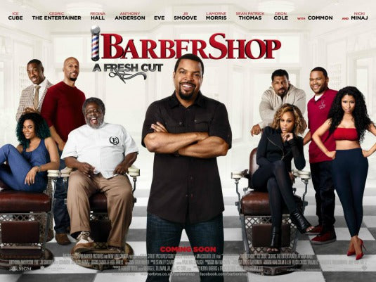 1000 piece jigsaw puzzle for the movie poster: Barbershop: The Next Cut (2016) ver10