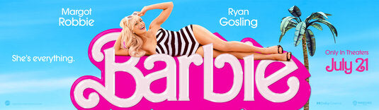 1000 piece jigsaw puzzle for the movie poster: Barbie (2023) ver32