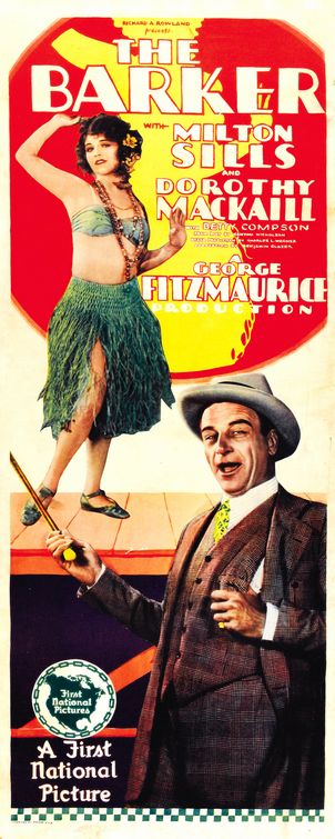 the movie poster: The Barker (1928)