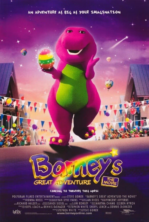 the movie poster: Barney's Great Adventure - The Movie (1998)