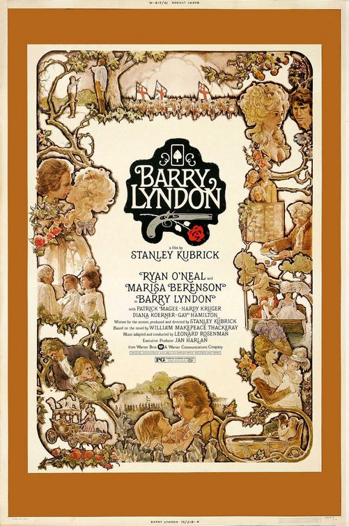 the movie poster: Barry Lyndon (1975) ver1