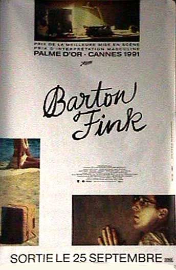 the movie poster: Barton Fink (1991) ver1