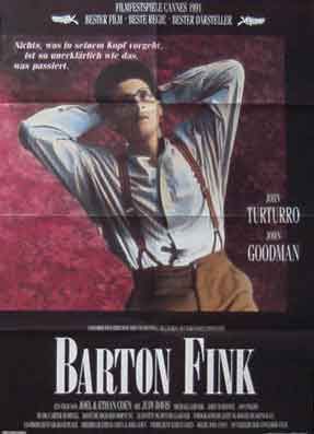 the movie poster: Barton Fink (1991) ver3