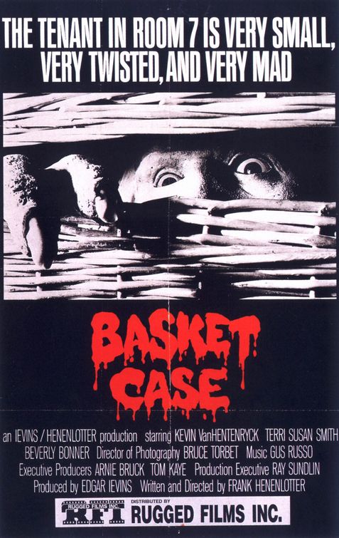 the movie poster: Basket Case (1982)