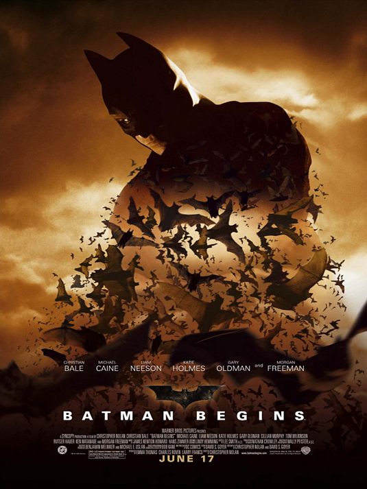 the movie poster: Batman Begins (2005) ver4