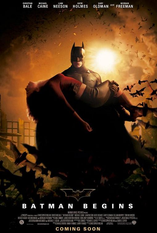 the movie poster: Batman Begins (2005) ver5