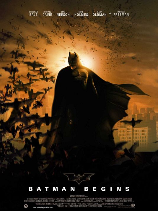 the movie poster: Batman Begins (2005) ver6