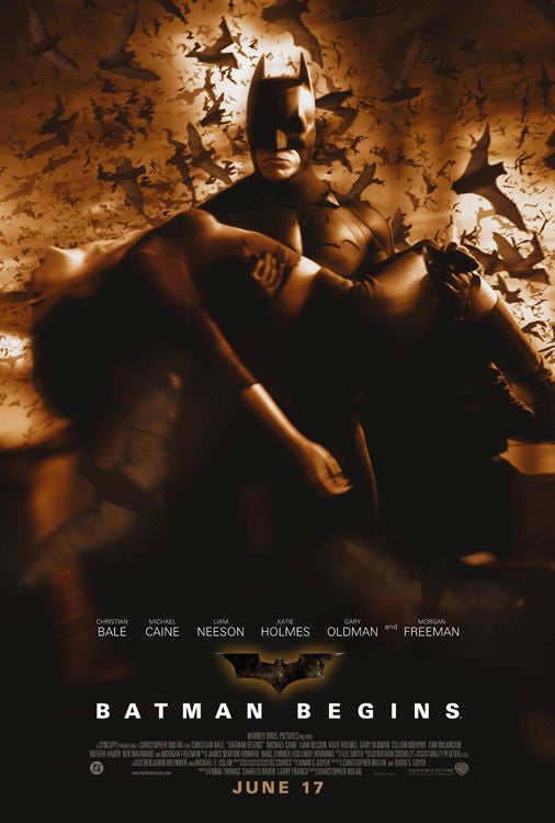 the movie poster: Batman Begins (2005) ver7