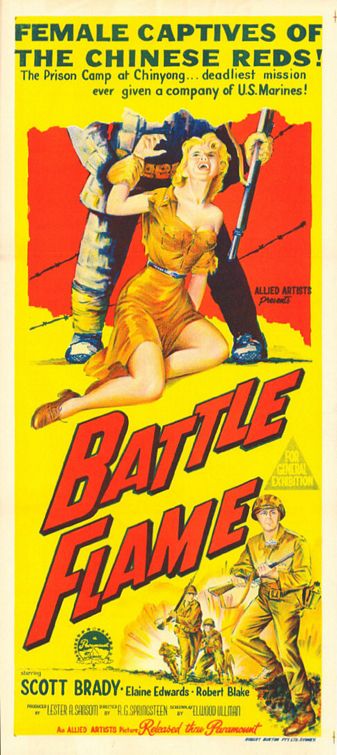 the movie poster: Battle Flame (1959)
