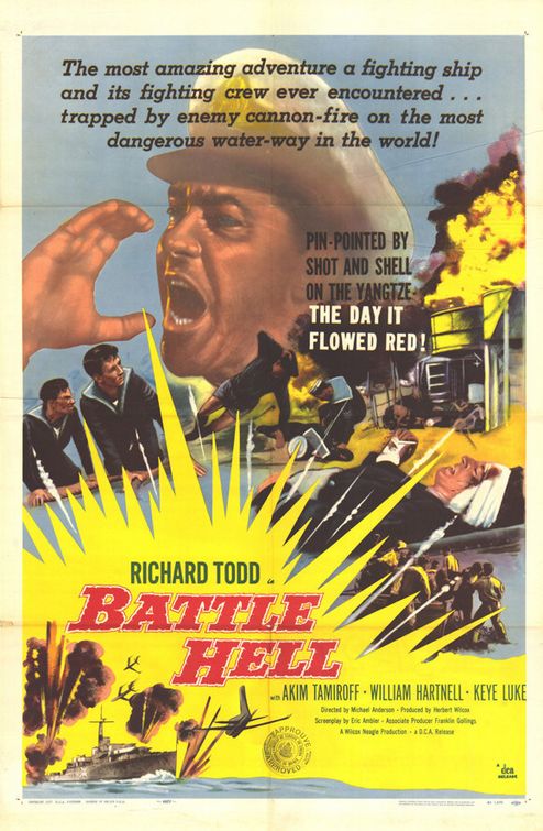 the movie poster: Battle Hell (1957)