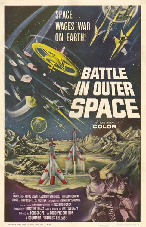 the movie poster: Battle in Outer Space (1960)