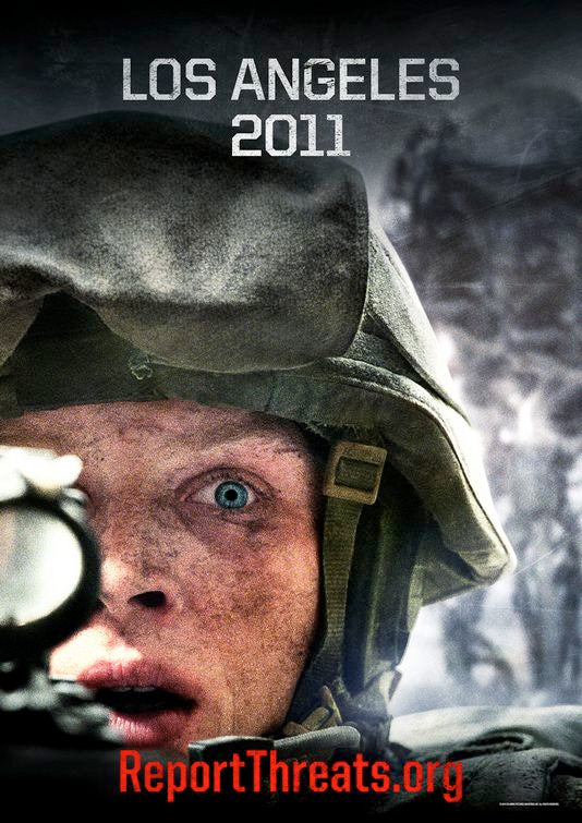 1000 piece jigsaw puzzle for the movie poster: Battle: Los Angeles (2011) ver5