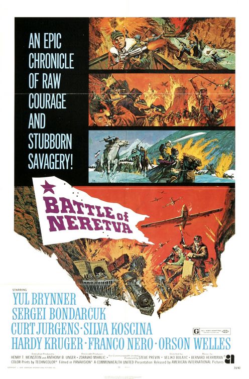 the movie poster: The Battle of Neretva (1971)